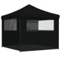 Tienda de fiesta plegable Pop-Up con 4 paredes laterales negra de vidaXL, Carpas y cenadores - Ref: Foro24-4004934, Precio: 1...