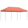 Tienda de fiesta plegable Pop-Up terracota 580x292x315 cm de vidaXL, Carpas y cenadores - Ref: Foro24-4004941, Precio: 184,20...