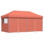 Tienda de fiesta plegable Pop-Up 4 paredes laterales terracota de vidaXL, Carpas y cenadores - Ref: Foro24-4004957, Precio: 2...