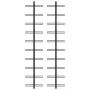 Wall wine racks for 20 bottles 2 units black metal by vidaXL, Wine racks - Ref: Foro24-289567, Price: 76,13 €, Discount: %