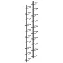 Wall wine racks for 20 bottles 2 units black metal by vidaXL, Wine racks - Ref: Foro24-289567, Price: 76,13 €, Discount: %