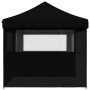 Tienda de fiesta plegable Pop-Up con 3 paredes laterales negra de vidaXL, Carpas y cenadores - Ref: Foro24-4004974, Precio: 1...