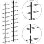 Wall wine racks for 20 bottles 2 units black metal by vidaXL, Wine racks - Ref: Foro24-289567, Price: 76,13 €, Discount: %