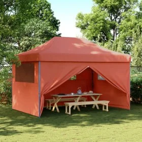 Tienda de fiesta plegable Pop-Up 4 paredes laterales terracota de vidaXL, Carpas y cenadores - Ref: Foro24-4004981, Precio: 1...