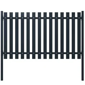 Panel de valla acero recubrimiento polvo antracita 174,5x100 cm de vidaXL, Paneles de vallas - Ref: Foro24-146471, Precio: 17...