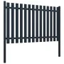 Anthrazit pulverbeschichtetes Stahlzaunelement 174,5 x 100 cm von vidaXL, Zaunpaneele - Ref: Foro24-146471, Preis: 177,58 €, ...