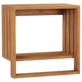 Toallero de pared de teca maciza 35x20x35 cm de vidaXL, Toalleros - Ref: Foro24-289073, Precio: 39,86 €, Descuento: %
