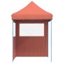 Tienda de fiesta plegable Pop-Up 2 paredes laterales terracota de vidaXL, Carpas y cenadores - Ref: Foro24-4004997, Precio: 1...