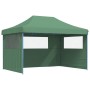 Tienda de fiesta plegable Pop-Up con 3 paredes laterales verde de vidaXL, Carpas y cenadores - Ref: Foro24-4005016, Precio: 1...