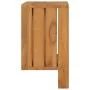 Toallero de pared de teca maciza 35x20x35 cm de vidaXL, Toalleros - Ref: Foro24-289073, Precio: 39,86 €, Descuento: %