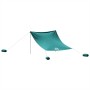 Toldo de playa con anclas de arena verde 304x300 cm de vidaXL, Tiendas de campaña - Ref: Foro24-4008645, Precio: 69,22 €, Des...
