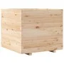 Jardinera madera maciza de pino 80x80x72 cm de vidaXL, Maceteros y jardineras - Ref: Foro24-3282624, Precio: 242,82 €, Descue...