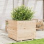 Jardinera madera maciza de pino 80x80x72 cm de vidaXL, Maceteros y jardineras - Ref: Foro24-3282624, Precio: 246,39 €, Descue...