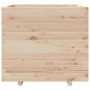 Jardinera madera maciza de pino 80x80x72 cm de vidaXL, Maceteros y jardineras - Ref: Foro24-3282624, Precio: 246,39 €, Descue...