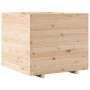 Jardinera madera maciza de pino 80x80x72 cm de vidaXL, Maceteros y jardineras - Ref: Foro24-3282624, Precio: 246,39 €, Descue...