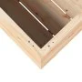 Jardinera madera maciza de pino 80x80x72 cm de vidaXL, Maceteros y jardineras - Ref: Foro24-3282624, Precio: 242,82 €, Descue...