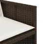 Set comedor de jardín y cojines 15 pzas ratán sintético marrón de vidaXL, Conjuntos de jardín - Ref: Foro24-3277820, Precio: ...
