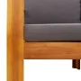 Set de sofás de jardín con cojines 10 pzas madera maciza acacia de vidaXL, Conjuntos de jardín - Ref: Foro24-3214868, Precio:...