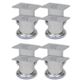 Patas de sofá 8 unidades redondas cromadas 60 mm de vidaXL, Soportes para sillas y sofás - Ref: Foro24-3051485, Precio: 14,80...