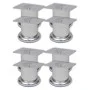 Patas de sofá 8 unidades redondas cromadas 60 mm de vidaXL, Soportes para sillas y sofás - Ref: Foro24-3051485, Precio: 14,80...