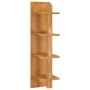 Espejo de pared con estantes madera de teca maciza 30x30x120 cm de vidaXL, Espejos - Ref: Foro24-289070, Precio: 131,81 €, De...