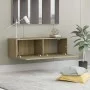 Mueble para TV madera contrachapada color roble 100x30x30 cm de vidaXL, Muebles TV - Ref: Foro24-801484, Precio: 47,96 €, Des...