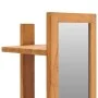 Espejo de pared con estantes madera de teca maciza 30x30x120 cm de vidaXL, Espejos - Ref: Foro24-289070, Precio: 131,81 €, De...