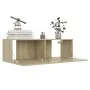Mueble para TV madera contrachapada color roble 100x30x30 cm de vidaXL, Muebles TV - Ref: Foro24-801484, Precio: 47,96 €, Des...