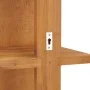 Espejo de pared con estantes madera de teca maciza 30x30x120 cm de vidaXL, Espejos - Ref: Foro24-289070, Precio: 131,81 €, De...