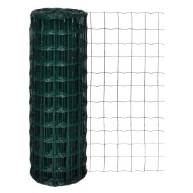 Euro Valla de acero verde 10x1,7 m de vidaXL, Paneles de vallas - Ref: Foro24-142403, Precio: 234,15 €, Descuento: %