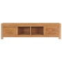 Mueble de TV de madera de teca maciza 135x30x35 cm de vidaXL, Muebles TV - Ref: Foro24-288901, Precio: 187,21 €, Descuento: %