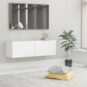 Mueble para TV pared madera contrachapada blanco 100x30x30 cm de vidaXL, Muebles TV - Ref: Foro24-801481, Precio: 70,76 €, De...
