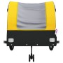 Remolque para bicicleta hierro negro y amarillo 45 kg de vidaXL, Remolques para bicicletas - Ref: Foro24-94155, Precio: 101,5...