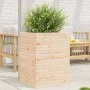 Jardinera de madera maciza de pino 50x50x68,5 cm de vidaXL, Maceteros y jardineras - Ref: Foro24-3282464, Precio: 143,57 €, D...