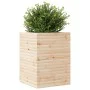 Jardinera de madera maciza de pino 50x50x68,5 cm de vidaXL, Maceteros y jardineras - Ref: Foro24-3282464, Precio: 143,57 €, D...