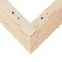 Jardinera de madera maciza de pino 50x50x68,5 cm de vidaXL, Maceteros y jardineras - Ref: Foro24-3282464, Precio: 143,57 €, D...