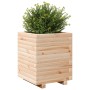 Jardinera madera maciza de pino 40x40x49,5 cm de vidaXL, Maceteros y jardineras - Ref: Foro24-3282509, Precio: 96,87 €, Descu...