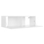Mueble para TV pared madera contrachapada blanco 100x30x30 cm de vidaXL, Muebles TV - Ref: Foro24-801481, Precio: 55,19 €, De...