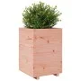 Jardinera madera maciza de abeto Douglas 50x50x72,5 cm de vidaXL, Maceteros y jardineras - Ref: Foro24-3282577, Precio: 163,3...