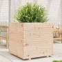 Jardinera madera maciza de pino 70x70x72 cm de vidaXL, Maceteros y jardineras - Ref: Foro24-3282619, Precio: 215,30 €, Descue...