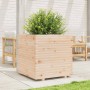 Jardinera madera maciza de pino 70x70x72 cm de vidaXL, Maceteros y jardineras - Ref: Foro24-3282619, Precio: 215,30 €, Descue...