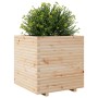 Jardinera madera maciza de pino 70x70x72 cm de vidaXL, Maceteros y jardineras - Ref: Foro24-3282619, Precio: 215,30 €, Descue...