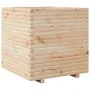 Jardinera madera maciza de pino 70x70x72 cm de vidaXL, Maceteros y jardineras - Ref: Foro24-3282619, Precio: 212,31 €, Descue...