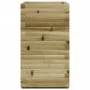 Jardinera madera de pino impregnada 70x40x72 cm de vidaXL, Maceteros y jardineras - Ref: Foro24-3282633, Precio: 180,39 €, De...