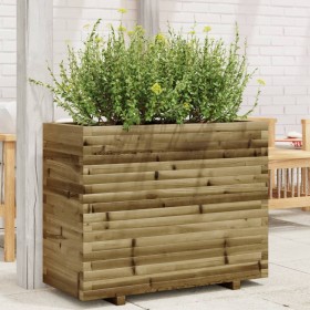 Jardinera madera de pino impregnada 90x40x72 cm de vidaXL, Maceteros y jardineras - Ref: Foro24-3282638, Precio: 215,54 €, De...