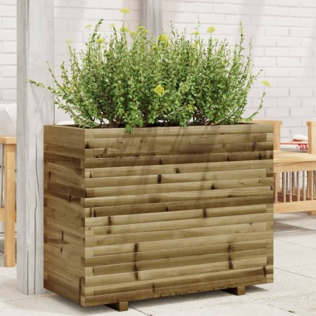 Jardinera madera de pino impregnada 90x40x72 cm de vidaXL, Maceteros y jardineras - Ref: Foro24-3282638, Precio: 215,54 €, De...