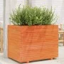 Jardinera madera maciza de pino marrón cera 90x60x72 cm de vidaXL, Maceteros y jardineras - Ref: Foro24-3282646, Precio: 278,...