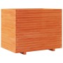 Jardinera madera maciza de pino marrón cera 90x60x72 cm de vidaXL, Maceteros y jardineras - Ref: Foro24-3282646, Precio: 281,...