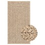Alfombra ZIZUR apariencia de yute interior exterior 100x200 cm de vidaXL, Alfombras - Ref: Foro24-4006153, Precio: 74,11 €, D...