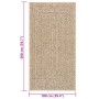 Alfombra ZIZUR apariencia de yute interior exterior 100x200 cm de vidaXL, Alfombras - Ref: Foro24-4006153, Precio: 74,11 €, D...